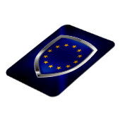 Magnet Flexible Emblème métallique de l'Union européenne (Côté Gauche)