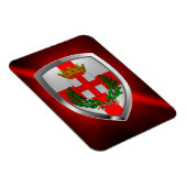 Magnet Flexible Emblème métallique de Milan (Côté Droit)