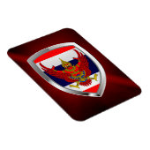 Magnet Flexible Emblème métallique de Thaïlande (Côté Droit)