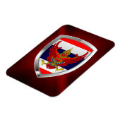 Magnet Flexible Emblème métallique de Thaïlande (Côté Gauche)