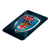 Magnet Flexible Emblème métallique des Fidji (Côté Gauche)