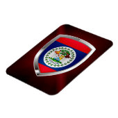 Magnet Flexible Emblème métallique du Belize (Côté Gauche)