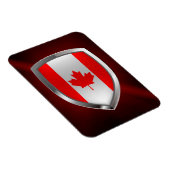Magnet Flexible Emblème métallique du Canada (Côté Droit)