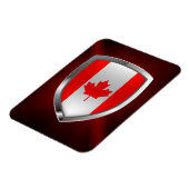 Magnet Flexible Emblème métallique du Canada (Côté Gauche)