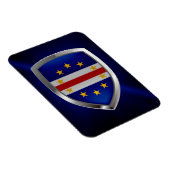 Magnet Flexible Emblème métallique du Cap-Vert (Côté Droit)