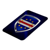 Magnet Flexible Emblème métallique du Cap-Vert (Côté Gauche)