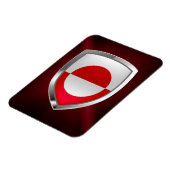 Magnet Flexible Emblème métallique du Groenland (Côté Gauche)