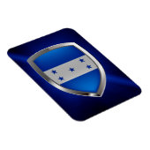 Magnet Flexible Emblème métallique du Honduras (Côté Droit)