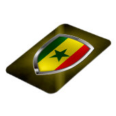 Magnet Flexible Emblème métallique du Sénégal (Côté Gauche)