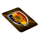 Magnet Flexible Emblème métallique du Tchad (Côté Droit)
