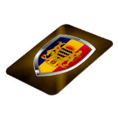 Magnet Flexible Emblème métallique du Tchad (Côté Gauche)