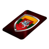 Magnet Flexible Emblème métallique lituanien (Côté Gauche)