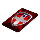 Magnet Flexible Emblème métallique Piemonte (Côté Gauche)