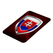 Magnet Flexible Emblème métallique slovaque (Côté Gauche)