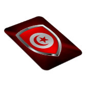 Magnet Flexible Emblème métallique tunisien (Côté Droit)