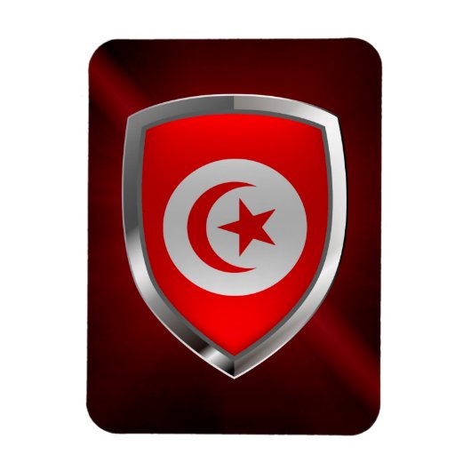 Magnet Flexible Emblème métallique tunisien (Vertical)