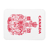 Magnet Flexible emblème national du Canada (Horizontal)