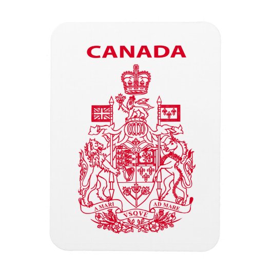 Magnet Flexible emblème national du Canada (Vertical)