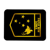 Magnet Flexible Emblème Papouasie-Nouvelle-Guinée (Horizontal)