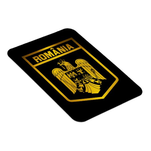 Magnet Flexible Emblème Roumanie (Côté Droit)