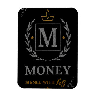 Magnet Flexible "Emblème Royal NMKY – Monogramme M Crest Design"