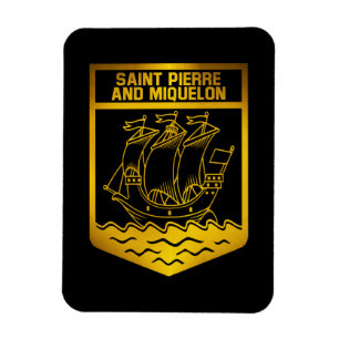 Magnet Flexible Emblème Saint Pierre et Miquelon