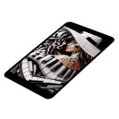 Magnet Flexible "Embrace Mélodique - Aimant Musical Artistique" (Côté Gauche)