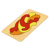 Magnet Flexible Embracer les courbes (Jaune, Rouge, Orange) (Côté Gauche)