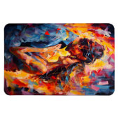 Magnet Flexible Embrasse Romantique Impression d'Expressionnisme A (Horizontal)