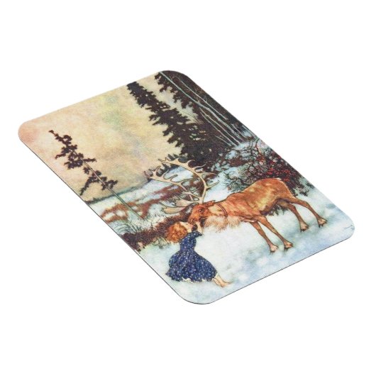 Magnet Flexible Embrasser un renne (Côté Droit)