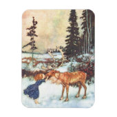 Magnet Flexible Embrasser un renne (Vertical)