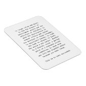 Magnet Flexible Emerson inspiration citation succès d'aimant frigo (Côté Droit)