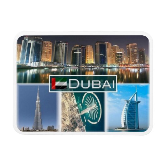 Magnet Flexible Émirats arabes unis - Dubaï - (Horizontal)