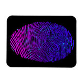 Magnet Flexible Empreinte digitale en néon esthétique Luminescent (Horizontal)