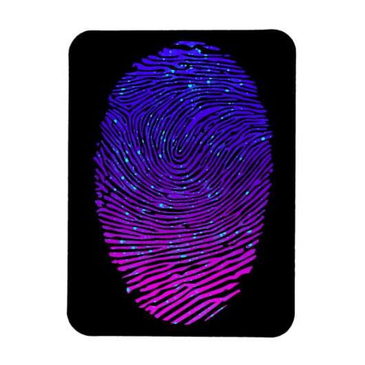 Magnet Flexible Empreinte digitale en néon esthétique Luminescent (Vertical)