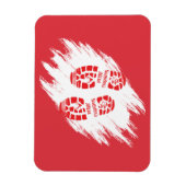 Magnet Flexible Empreinte père Noël (Vertical)