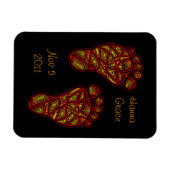 Magnet Flexible Empreintes bébé (Horizontal)