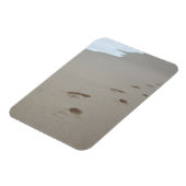 Magnet Flexible Empreintes sur une plage du Mozambique (Côté Gauche)