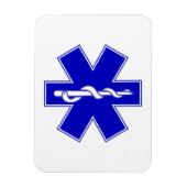 Magnet Flexible EMT Star of Life (Vertical)