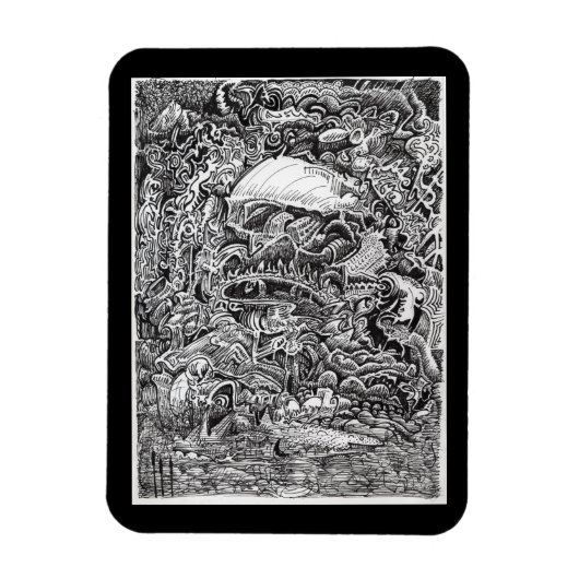 Magnet Flexible En attendant le Maelstrom (Vertical)