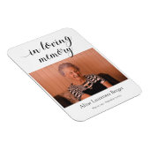 Magnet Flexible En Mémoire Amoureuse Avec Faire-part De Passage Ph (Côté Droit)