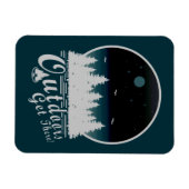 Magnet Flexible En Plein Air Y Arrivez Vert Minuit (Horizontal)