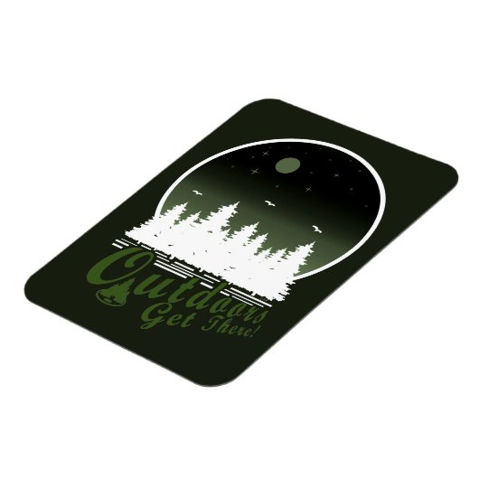 Magnet Flexible En Plein Air Y Arrivez Vert Minuit (Côté Gauche)