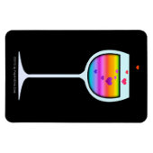 MAGNET FLEXIBLE EN VERRE DE VIN (Horizontal)