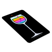 MAGNET FLEXIBLE EN VERRE DE VIN (Côté Droit)