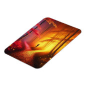 Magnet Flexible Enchanted Crossroads - Vibrant Autumn Forest Art P (Côté Gauche)