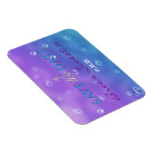 Magnet Flexible Enchantée sous la mer Enregistrer l'aimant de date (Côté Droit)