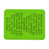 MAGNET FLEXIBLE ENCOURAGEMENT CITE À QUEL POINT VOUS ÊTES DEVENU M (Horizontal)