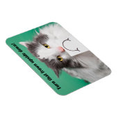 Magnet Flexible Encouragement Drôle Chat Avec Frown (Côté Droit)