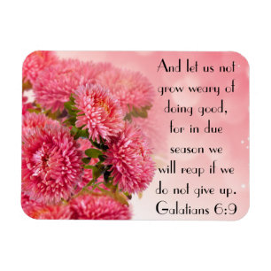 Magnet Flexible Encouragement vers la Bible Galates 6:9